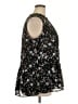 Ann Taylor LOFT 100% Polyester Black Sleeveless Blouse Size 18 - photo 4