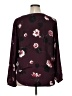 Apt. 9 100% Polyester Burgundy Long Sleeve Blouse Size XL - photo 2