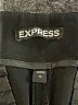 Express 100% Polyester Solid Black Shorts Size 10 - photo 3