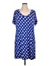 Venus Stars Blue Casual Dress Size 1X - photo 1