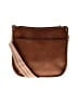Assorted Brands 100% Leather Stripes Brown Leather Crossbody Bag One size - photo 1
