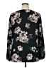 Apt. 9 100% Polyester Black Long Sleeve Blouse Size XL - photo 2