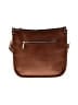 Assorted Brands 100% Leather Stripes Brown Leather Crossbody Bag One size - photo 3