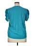 Green Envelope Teal Short Sleeve Top Size XL - photo 2