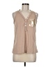 Shein Tan Sleeveless T-Shirt Size 8 - 10 - photo 1