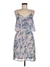 Guess 100% Polyester Floral Blue Casual Dress Size 6 - photo 1