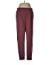 Avia Solid Burgundy Casual Pants Size M - photo 1