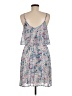 Guess 100% Polyester Floral Blue Casual Dress Size 6 - photo 2