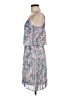 Guess 100% Polyester Floral Blue Casual Dress Size 6 - photo 5
