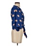 Zara Blue 3/4 Sleeve Blouse Size XS - photo 4