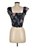 Unbranded Black Short Sleeve Top Size M - photo 2