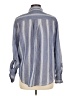 Lola River Stripes Blue Long Sleeve Button-Down Shirt Size L - photo 2