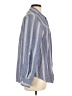 Lola River Stripes Blue Long Sleeve Button-Down Shirt Size L - photo 4