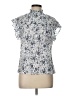 Adiva Blue Short Sleeve Blouse Size L - photo 1