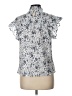 Adiva Blue Short Sleeve Blouse Size L - photo 2
