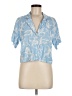 Sadie & Sage Blue Short Sleeve Blouse Size M - photo 1