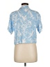 Sadie & Sage Blue Short Sleeve Blouse Size M - photo 2