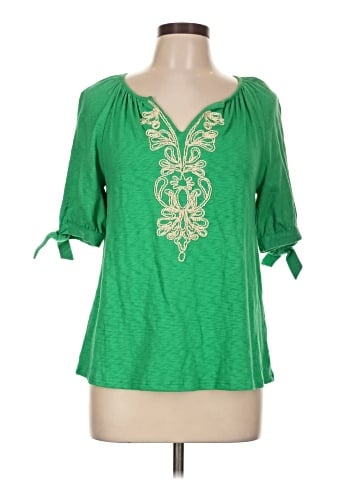 Jade 3/4 Sleeve Top (view 1)