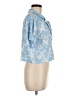 Sadie & Sage Blue Short Sleeve Blouse Size M - photo 4