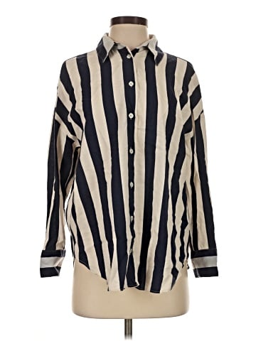 Zara Long Sleeve Button-Down Shirt (view 1)