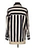 Zara Stripes Ivory Long Sleeve Button-Down Shirt Size S - photo 2