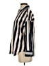 Zara Stripes Ivory Long Sleeve Button-Down Shirt Size S - photo 5