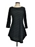 Reborn Stripes Black 3/4 Sleeve Top Size S - photo 1