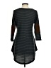 Reborn Stripes Black 3/4 Sleeve Top Size S - photo 2