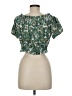 Ann Taylor LOFT Green Short Sleeve Blouse Size M - photo 2
