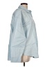 American Eagle Outfitters Color Block Blue Long Sleeve Blouse Size L - photo 4