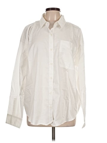 American Eagle Outfitters Long Sleeve Button-Down Shirt (view 1)