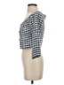 Zara Blue 3/4 Sleeve Blouse Size M - photo 5