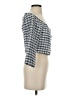 Zara Blue 3/4 Sleeve Blouse Size M - photo 4
