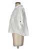 Zara White 3/4 Sleeve Button-Down Shirt Size S - photo 5