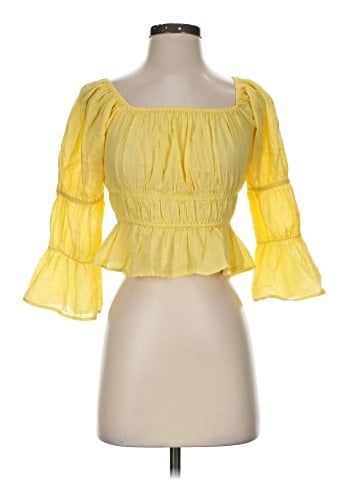 WAYF 3/4 Sleeve Blouse (view 1)