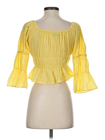 WAYF 3/4 Sleeve Blouse (view 2)
