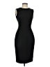 Calvin Klein Solid Black Cocktail Dress Size 4 - photo 1