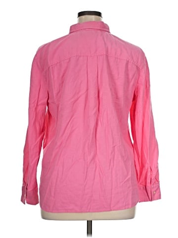 Ann Taylor LOFT Long Sleeve Button-Down Shirt (view 2)