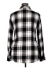 Sanctuary 100% Rayon Plaid Silver Long Sleeve Button-Down Shirt Size XL - photo 2