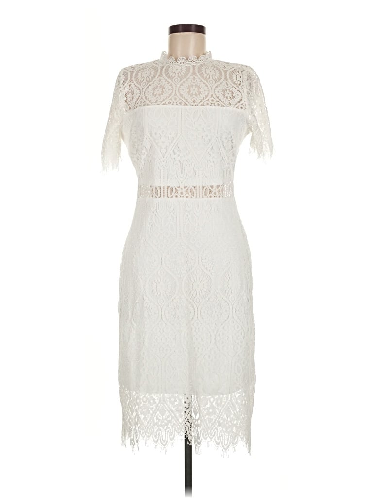 Pre-owned Lulus Cocktail Dress In Ivory
