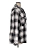Sanctuary 100% Rayon Plaid Silver Long Sleeve Button-Down Shirt Size XL - photo 4