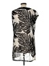 CZ Cover-Ups Gray Sleeveless Blouse Size L - photo 2
