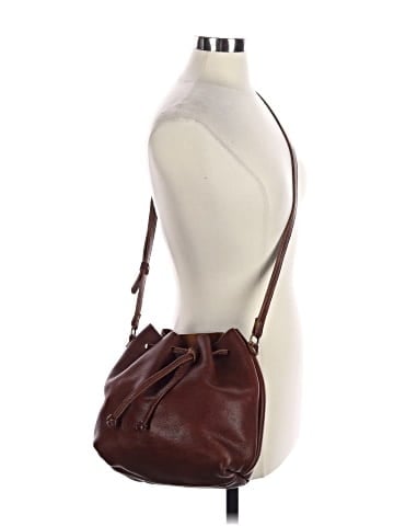 Portland Leather Goods Leather Bucket Bag (view 2)