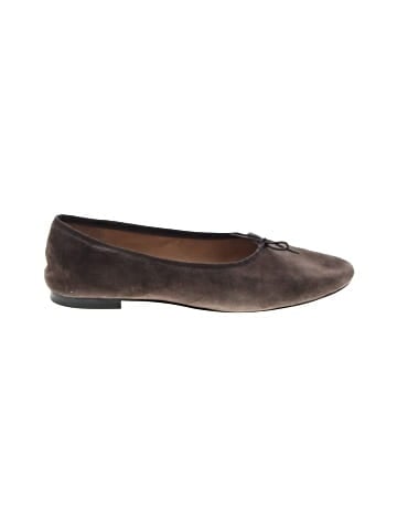 Madewell The April Ballet Flat in Suede (view 1)