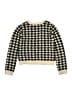Primark Houndstooth Ivory Pullover Sweater Size 10 - photo 2