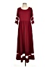 Unbranded Burgundy Casual Dress Size S - photo 1