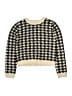 Primark Houndstooth Ivory Pullover Sweater Size 10 - photo 1