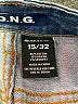 S.O.N.G. Blue Denim Shorts Size 15 - photo 4