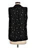 decker 100% Polyester Stars Black Sleeveless Blouse Size M - photo 2