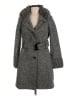 Zara 100% Polyester Gray Coat Size M - photo 1